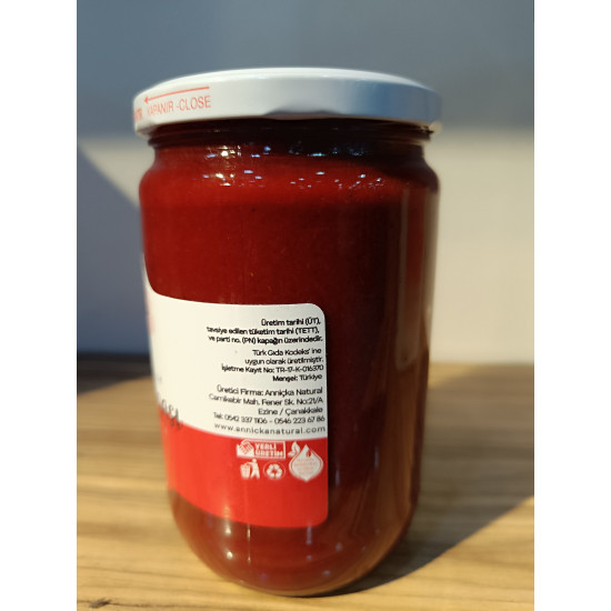 El Yapımı Anniçka Biber Salçası Kahvaltılık 600 gr