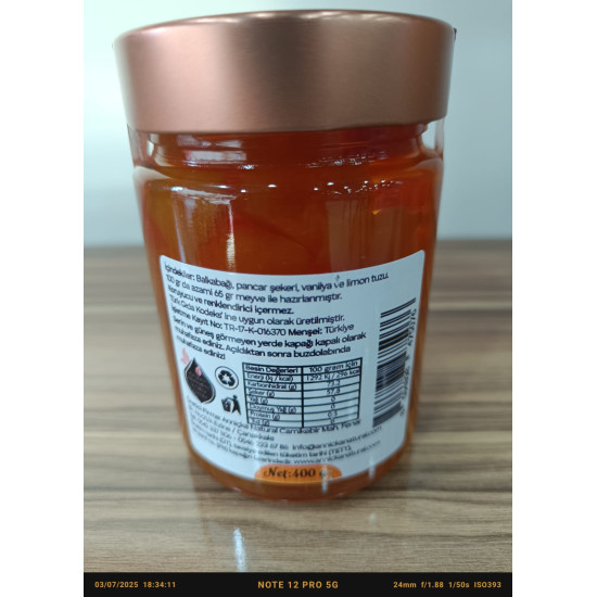 Bal Kabağı Reçeli 400 Gr