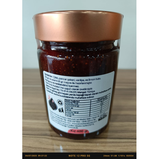 Çilek Reçeli 400 Gr