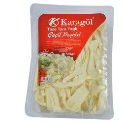 Taze tam Yağlı Çeçil Peyniri 500 Gr