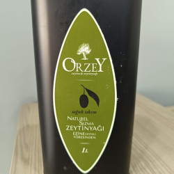 Naturel Sızma Soğuk Sıkım Zeytin Yağı 1 LT Teneke