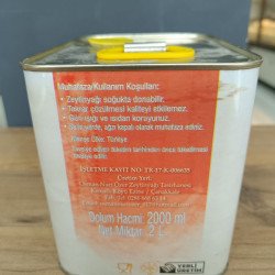 Naturel Sızma Soğuk Sıkım Taş Baskı Zeytin Yağı 2 LT Teneke